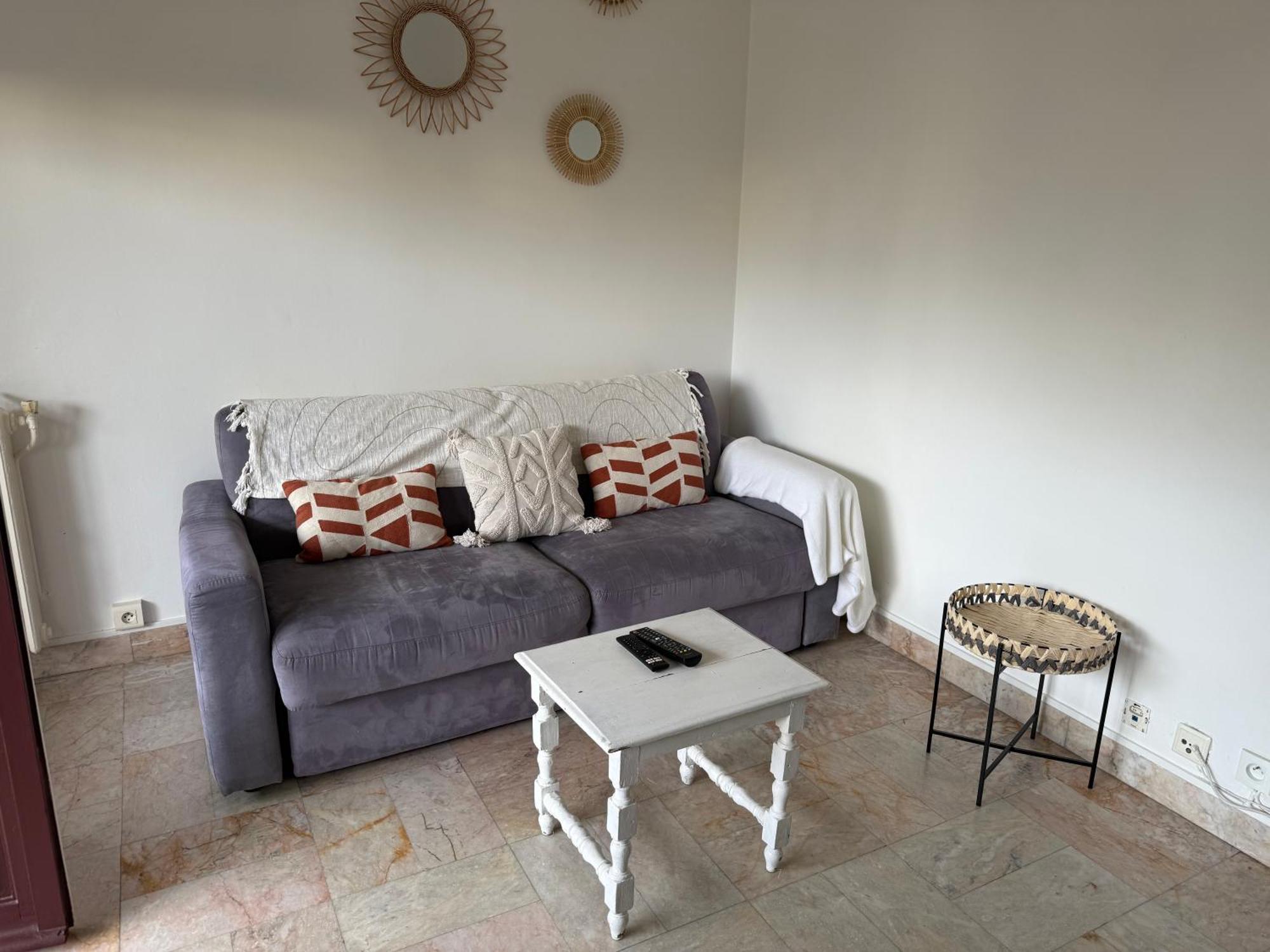 Studio Calme A Deux Pas De La Mer Avec Jardin Et Parking Prive 滨海博利厄 外观 照片